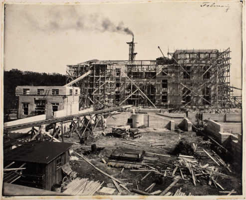 Vizcaya's Main House in construction