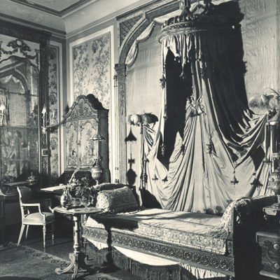 Historic photo of Vizcaya's Cathay Bedroom located on the 2nd floor of the Main House.