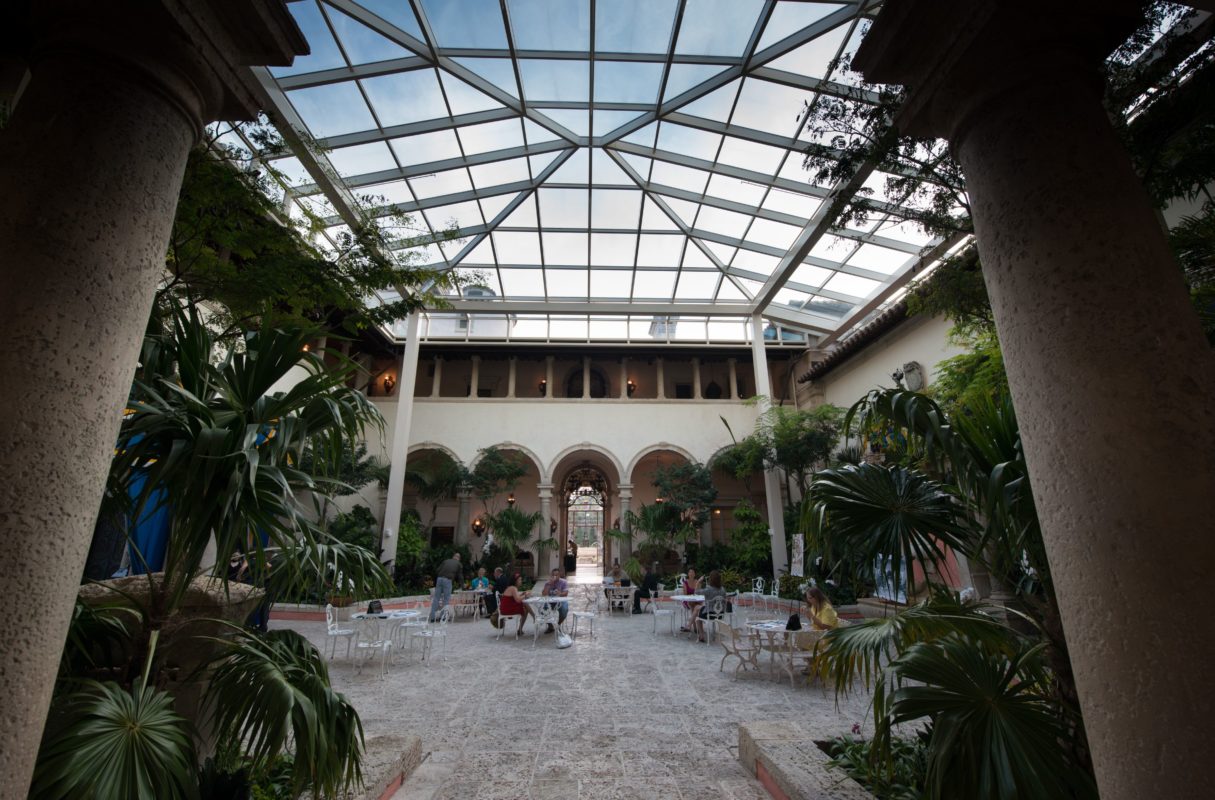 The Courtyard of Vizcaya's Main House