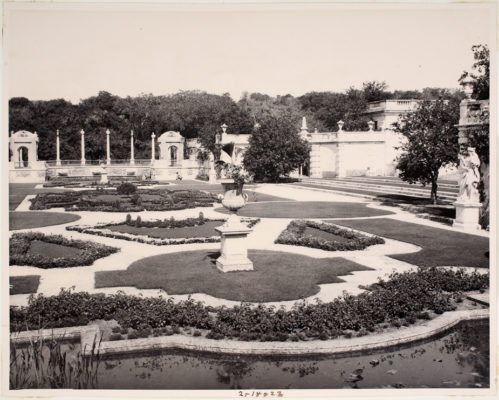 Vizcaya's Formal Gardens. Photo taken February 14, 1922.