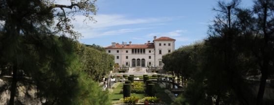 Vizcaya's Main House from the Garden Mound