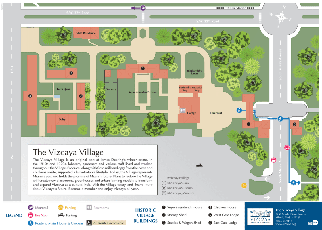 Vizcaya Village Map
