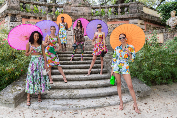 Models at the Vizcaya Preservation Luncheon