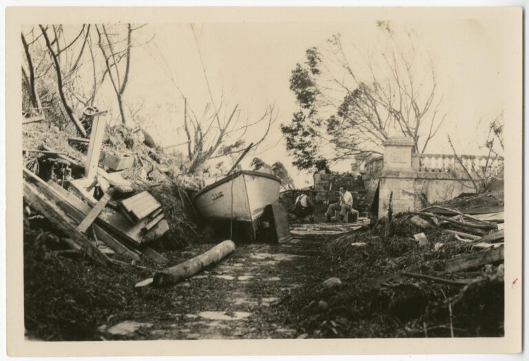 Walk north of main house
The 1926 Miami Hurricane Photograph Collection, Vizcaya Museum and Gardens Archives, Miami, Florida.