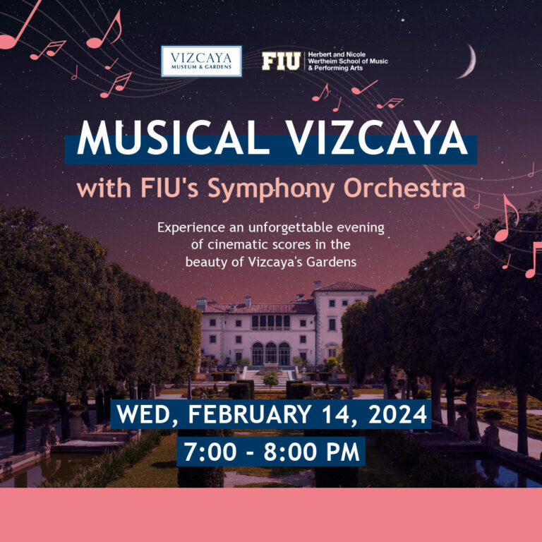 Musical Vizcaya with the FIU symphony orchestra.