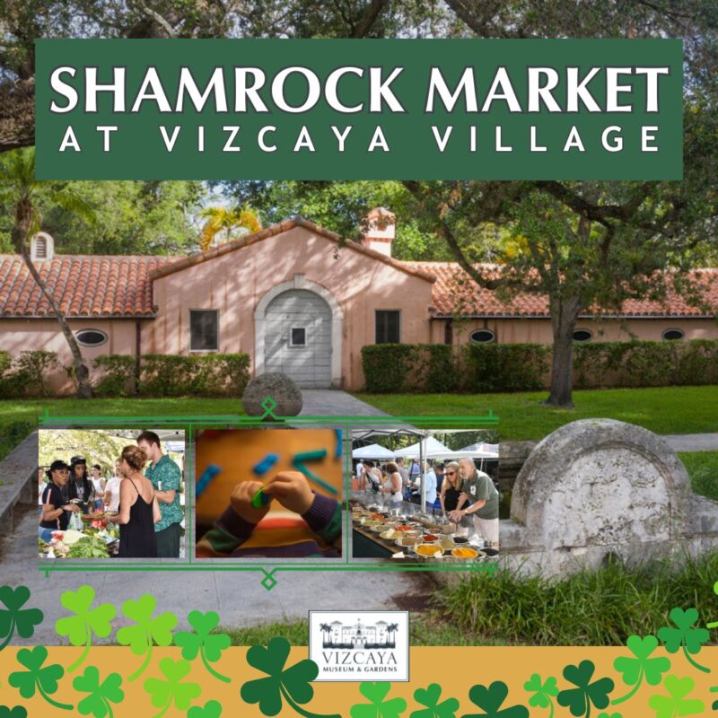 Shamrock market at vizcaya village.